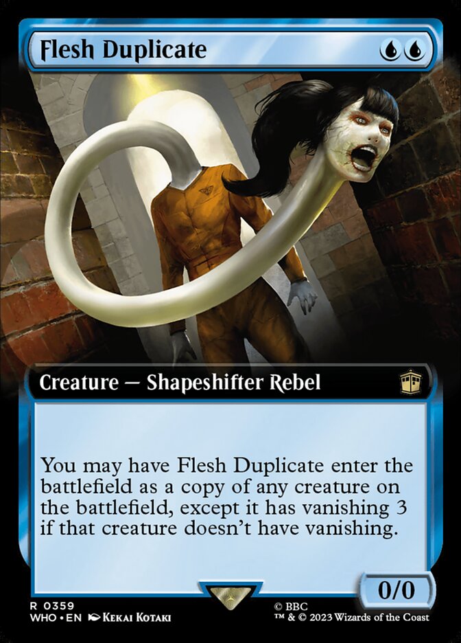 Flesh Duplicate - Foil - Extended Art