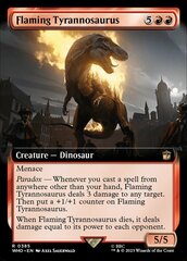 Flaming Tyrannosaurus (0385) (Extended Art)