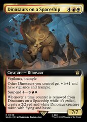 Dinosaurs on a Spaceship (0408) (Extended Art) - Foil