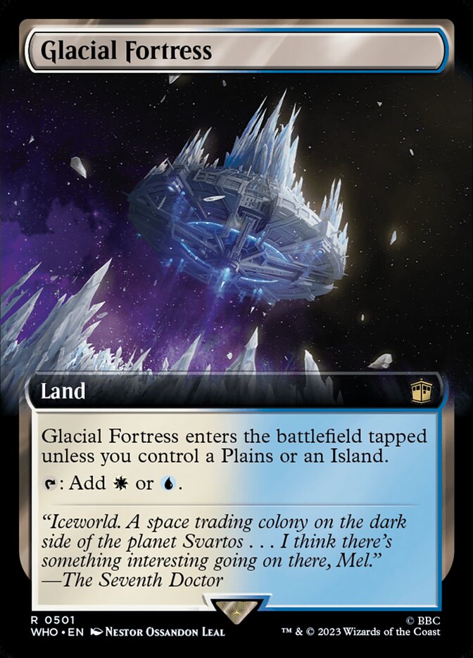 Glacial Fortress - Foil - Extended Art