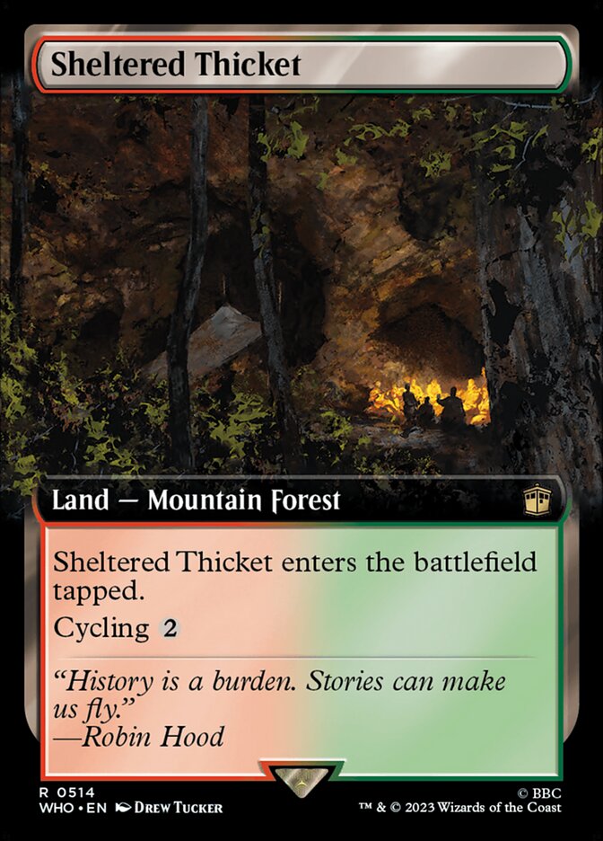 Sheltered Thicket - Extended Art