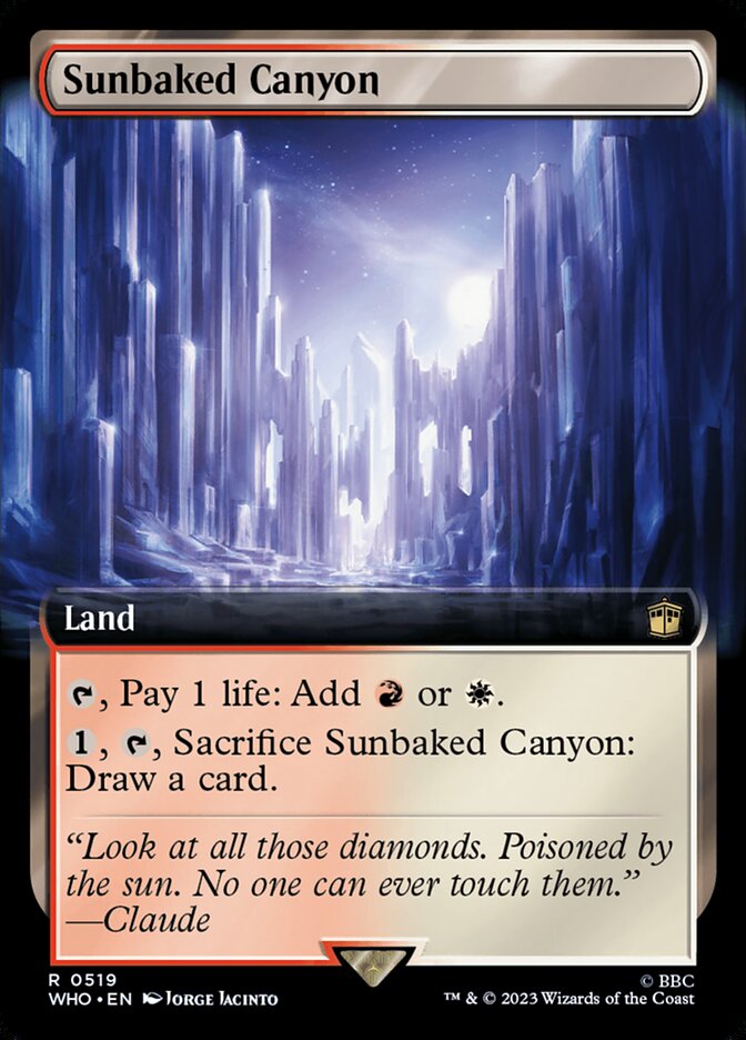 Sunbaked Canyon - Extended Art