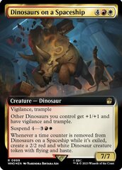 Dinosaurs on a Spaceship (0999) (Extended Art) - Surge Foil