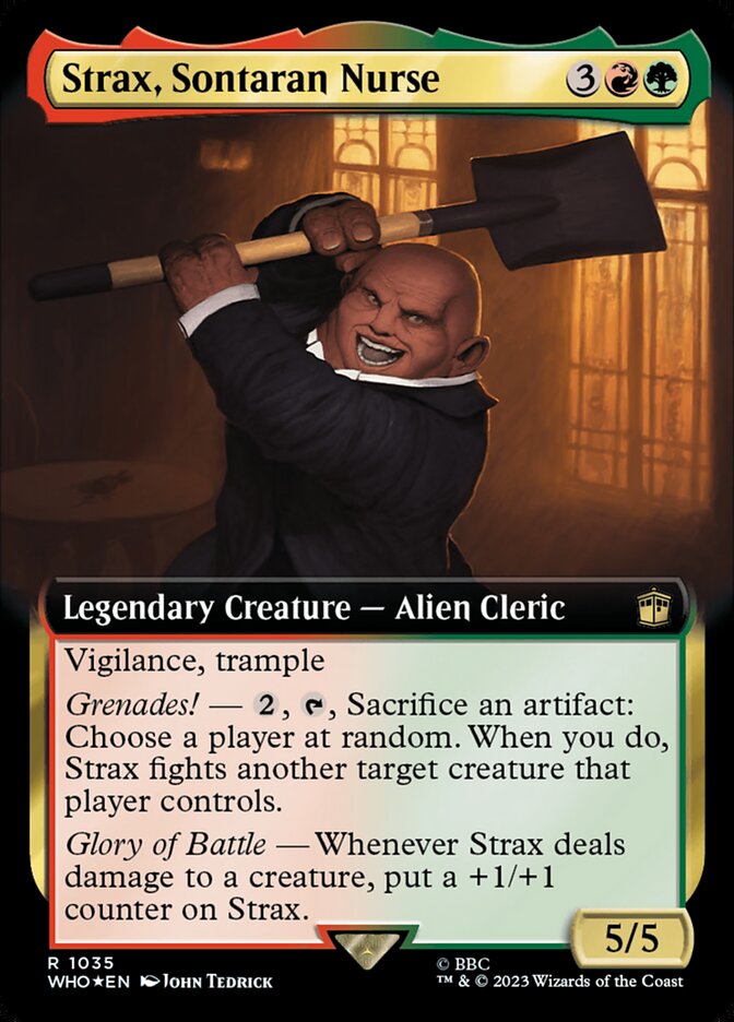 Strax, Sontaran Nurse - Surge Foil - Extended Art