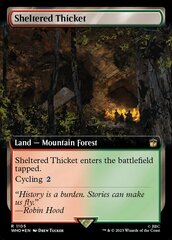 Sheltered Thicket - Surge Foil - Extended Art