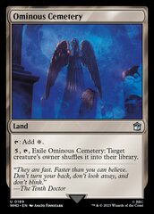 Ominous Cemetery - Foil