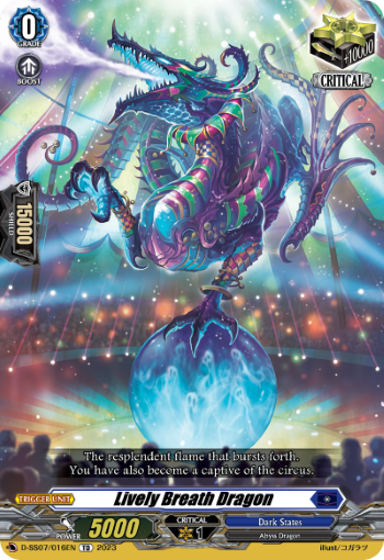 Lively Breath Dragon - D-SS07/016EN - TD