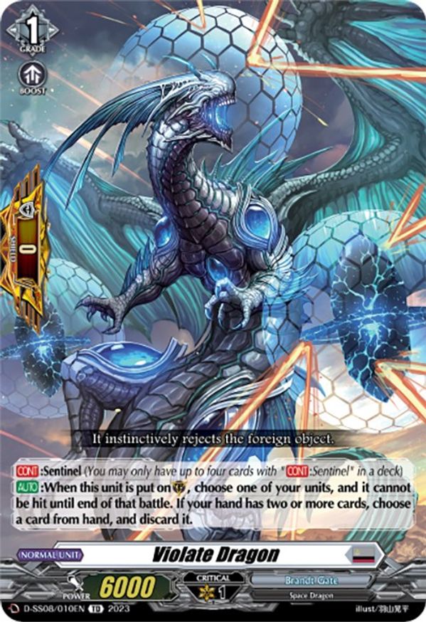 Violate Dragon - D-SS08/010EN - TD
