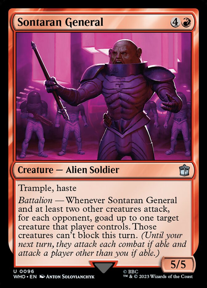 Sontaran General - Foil