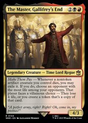 The Master, Gallifrey's End - Foil