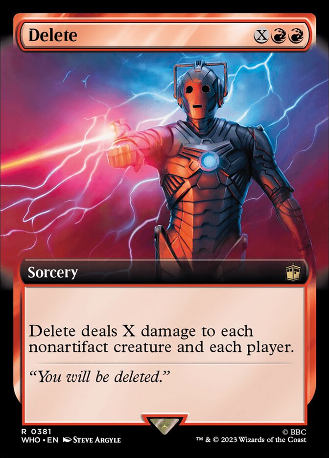 Delete - Foil - Extended Art