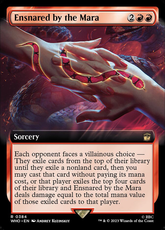 Ensnared by the Mara - Foil - Extended Art