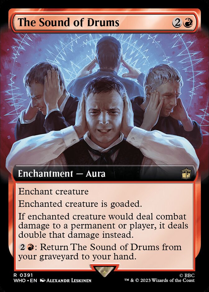 The Sound of Drums - Foil - Extended Art