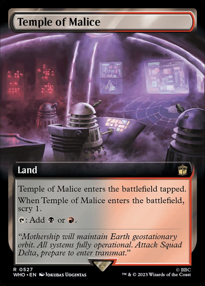 Temple of Malice - Foil - Extended Art