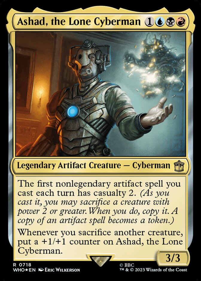 Ashad, the Lone Cyberman - Surge Foil