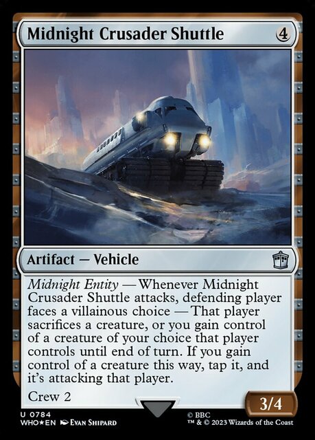 Midnight Crusader Shuttle - Surge Foil