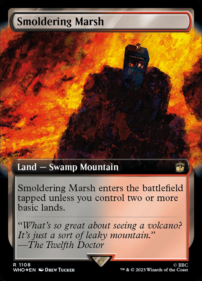 Smoldering Marsh - Surge Foil - Extended Art