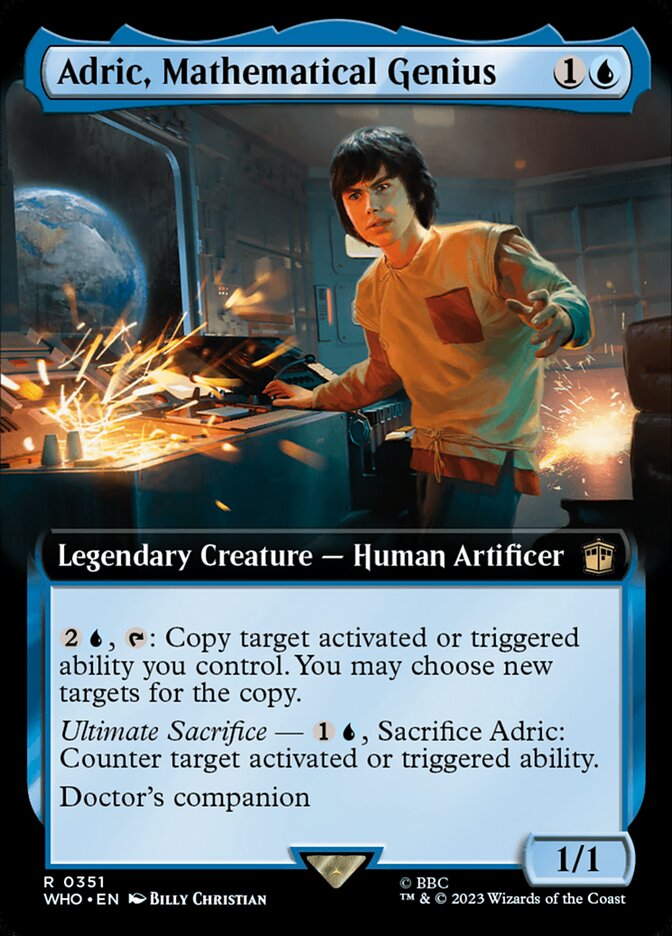 Adric, Mathematical Genius - Extended Art