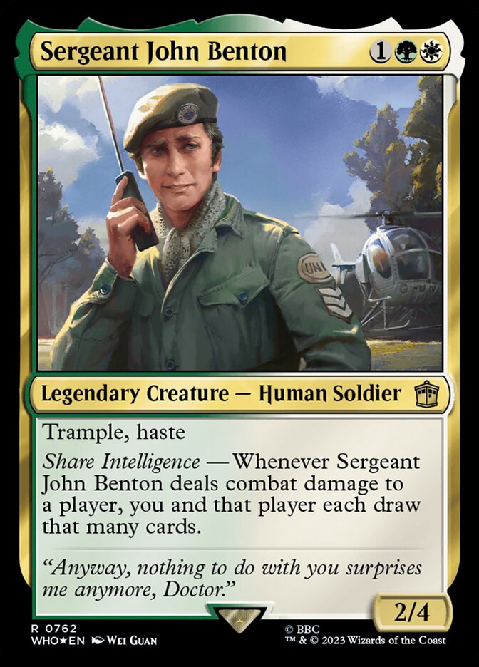 Sergeant John Benton - Surge Foil