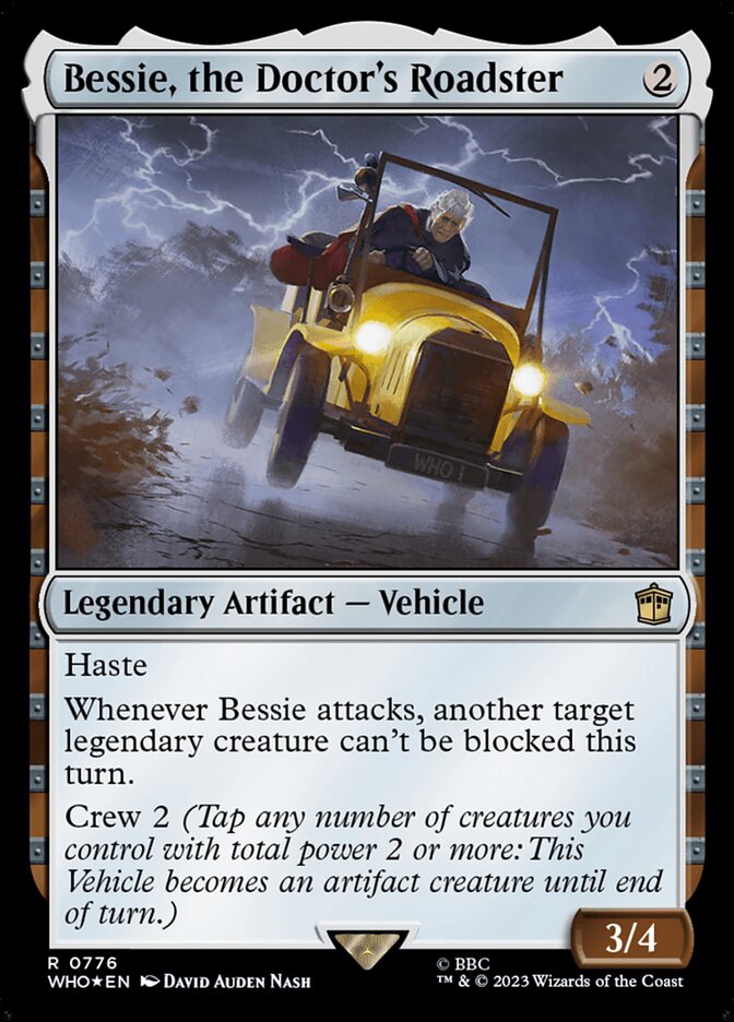 Bessie, the Doctors Roadster - Surge Foil