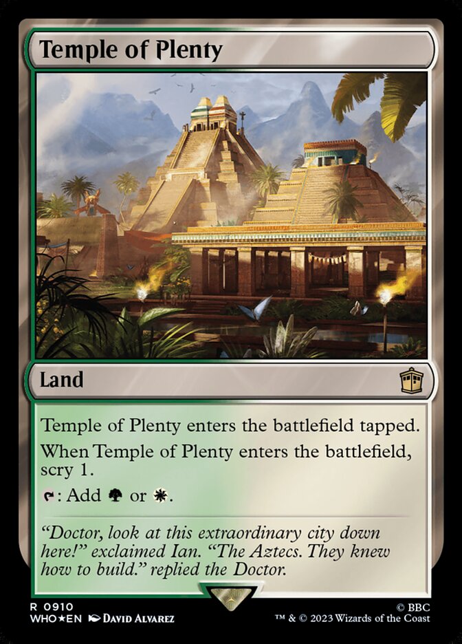 Temple of Plenty - Surge Foil