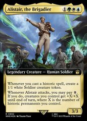 Alistair, the Brigadier (0992) (Extended Art) - Surge Foil