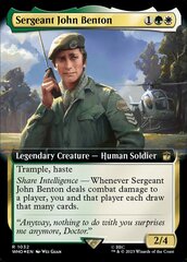 Sergeant John Benton - Surge Foil - Extended Art