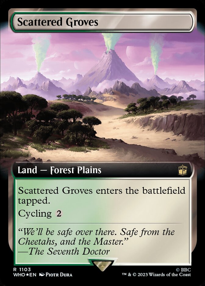 Scattered Groves - Surge Foil - Extended Art