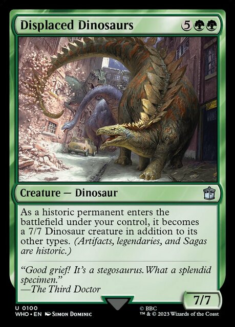 Displaced Dinosaurs - Foil