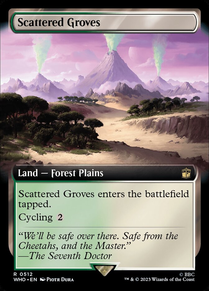 Scattered Groves - Foil - Extended Art