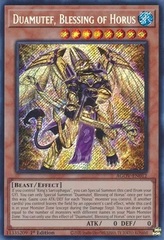 Duamutef, Blessing of Horus - AGOV-EN012 - Secret Rare - 1st Edition