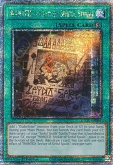 WANTED: Seeker of Sinful Spoils - AGOV-EN054 - Quarter Century Secret Rare - 1st Edition