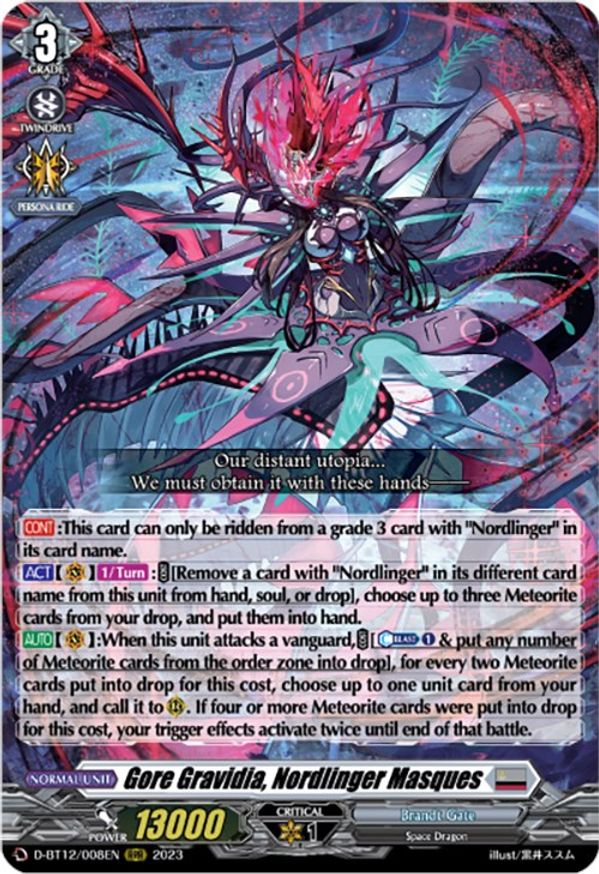Gore Gravidia, Nordlinger Masques - D-BT12/008EN - RRR