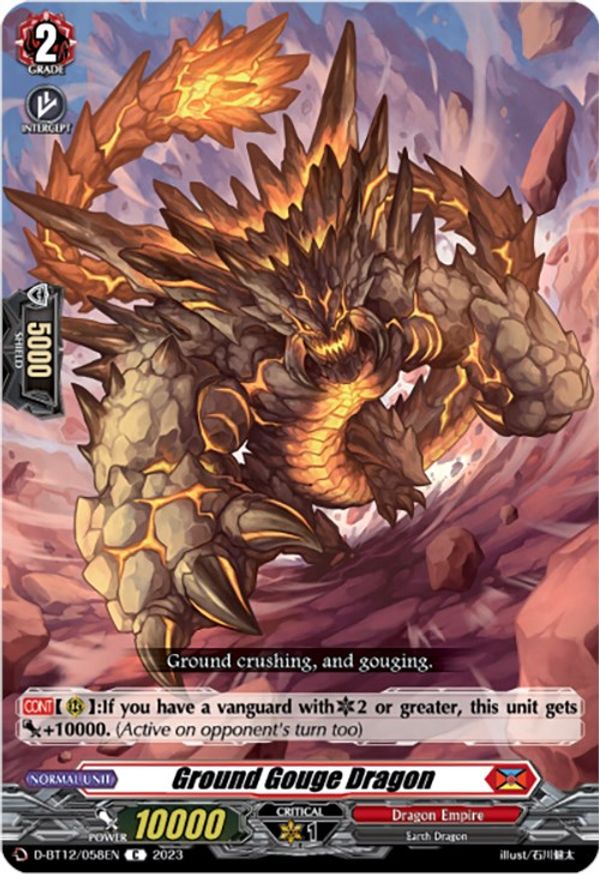 Ground Gouge Dragon - D-BT12/058EN - C