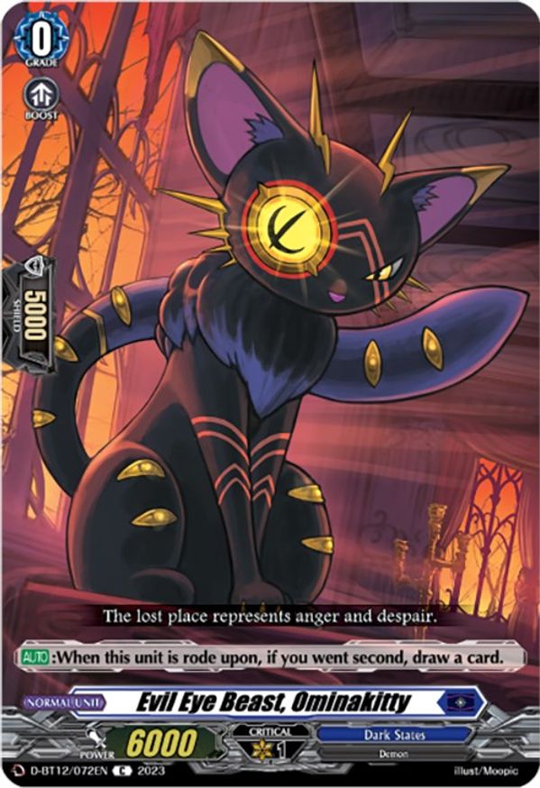 Evil Eye Beast, Ominakitty - D-BT12/072EN - C