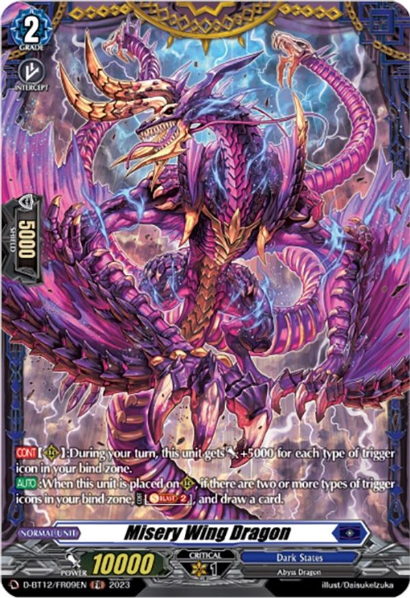 Misery Wing Dragon - D-BT12/FR09EN - FR