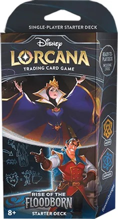 Disney Lorcana: Rise of the Floodborn Starter Deck - Amber/Sapphire