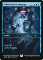 Transcendent Message - Foil (Store Championship)