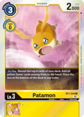 Patamon - BT1-048 - R (Resurgence Booster Reprint) - Foil