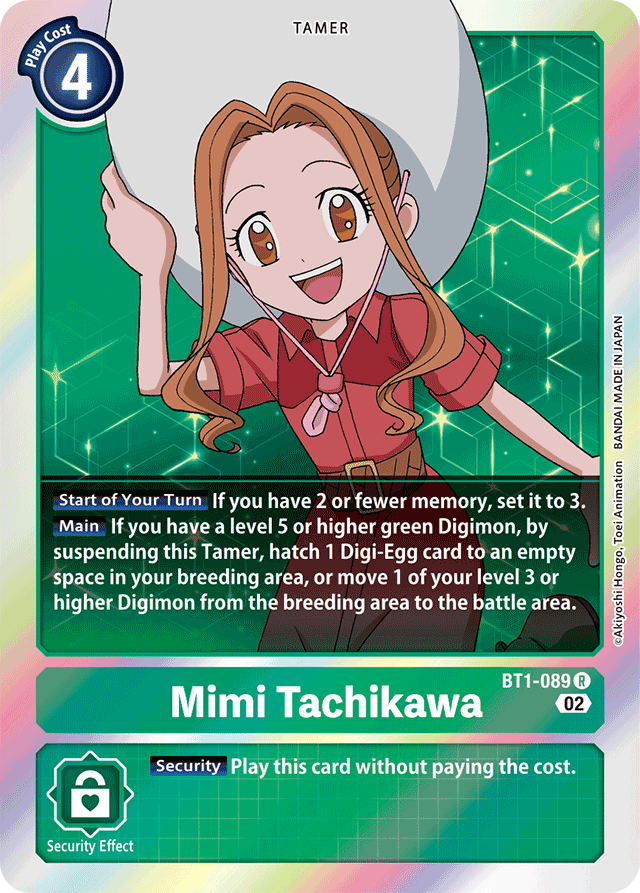 Mimi Tachikawa - BT1-089 - R (Resurgence Booster Reprint) - Foil