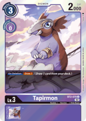 Tapirmon - BT2-070 - U (Resurgence Booster Reprint) - Foil