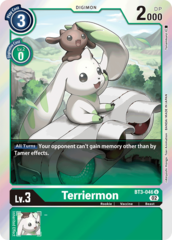 Terriermon - BT3-046 - U (Resurgence Booster Reprint) - Foil