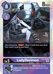 LadyDevimon - BT3-088 - R (Resurgence Booster Reprint) - Foil