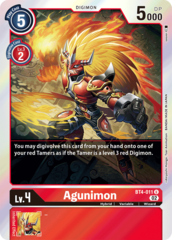 Agunimon - BT4-011 - U (Resurgence Booster Reprint) - Foil