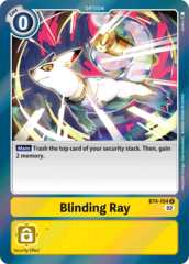 Blinding Ray - BT4-104 - R (Resurgence Booster Reprint) - Foil