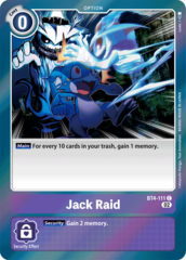 Jack Raid - BT4-111 - C (Resurgence Booster Reprint) - Foil