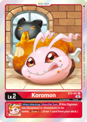 Koromon - BT5-001 - U (Resurgence Booster Reprint) - Foil