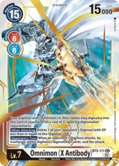 Omnimon (X Antibody) - BT5-111 - SEC (Resurgence Booster Reprint) - Foil