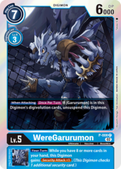 WereGarurumon - P-008 - P (Resurgence Booster Reprint) - Foil