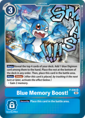 Blue Memory Boost! - P-036 - SR (Resurgence Booster Reprint) - Foil